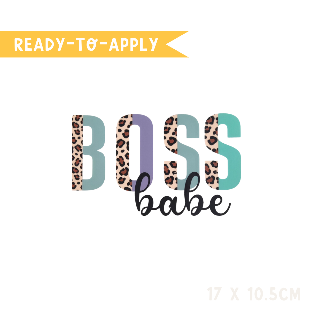 UV DTF Transfer Decal | Boss Babe