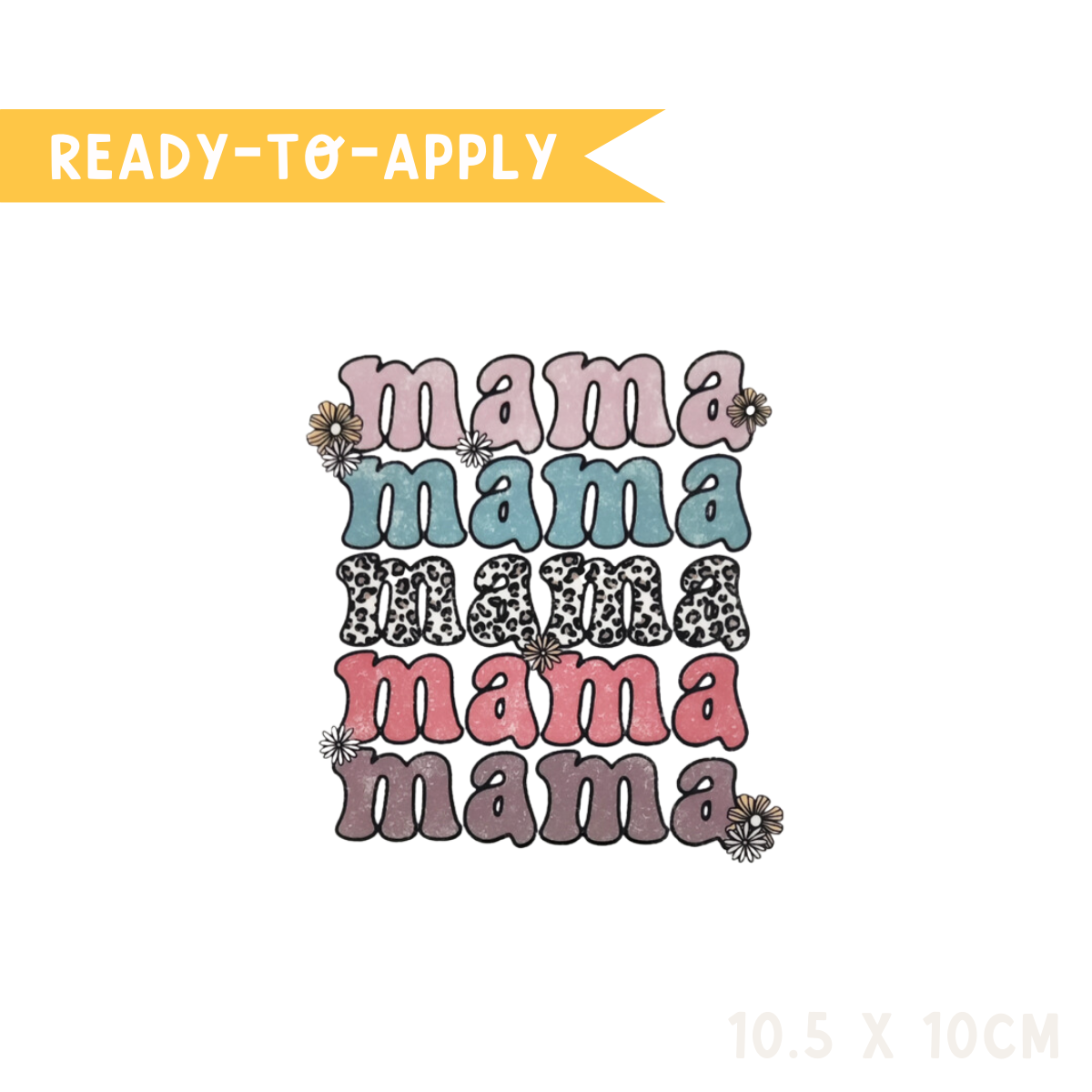 UV DTF Transfer Decal | Floral Mama