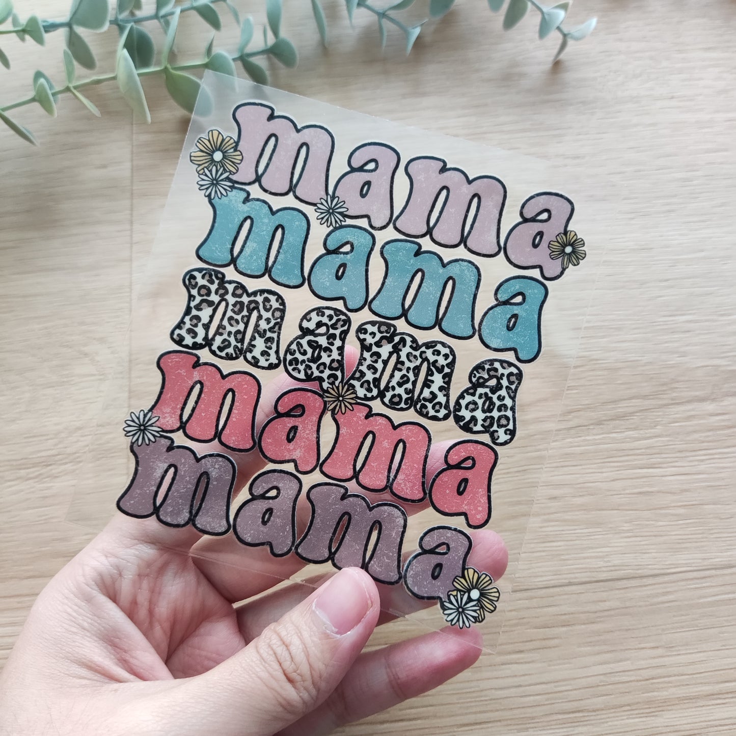 UV DTF Transfer Decal | Floral Mama