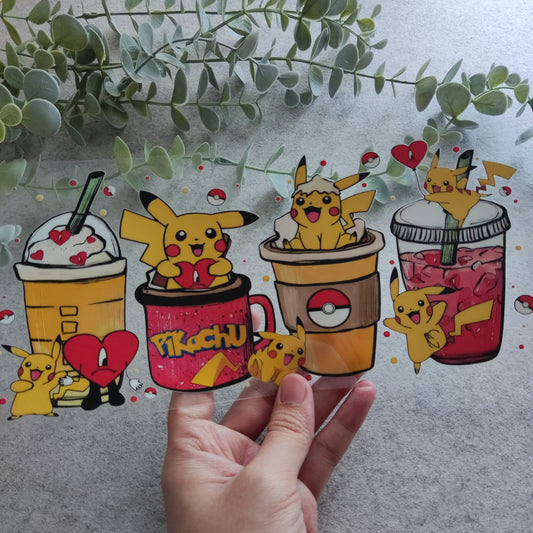 Oopsie decal - Valentine Pikachu Cup Wrap