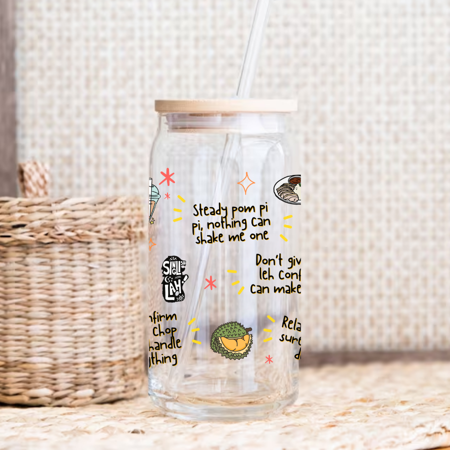 Singlish Affirmation Cup Wrap