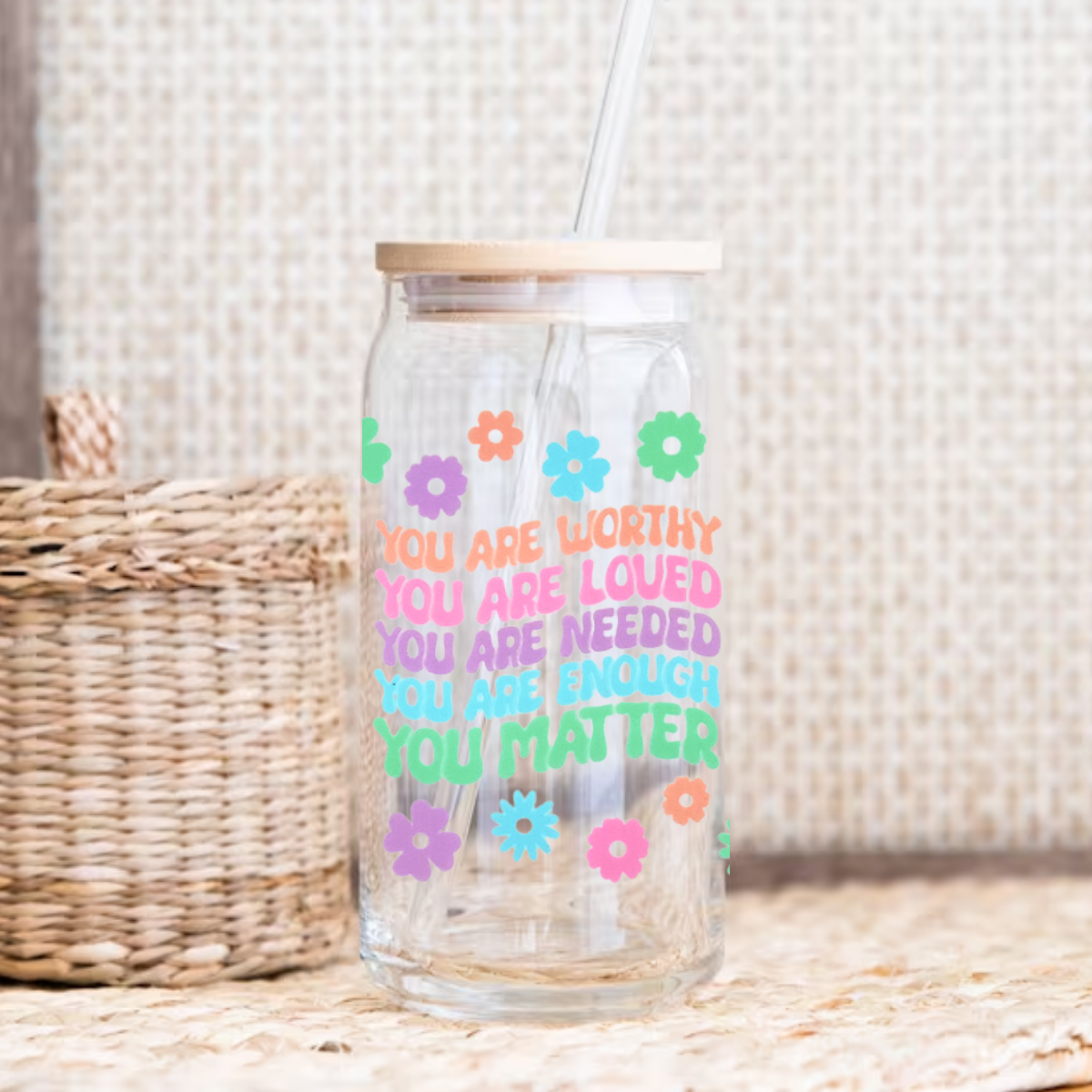 480ml/16oz UV DTF Cup Wrap | You are Worthy